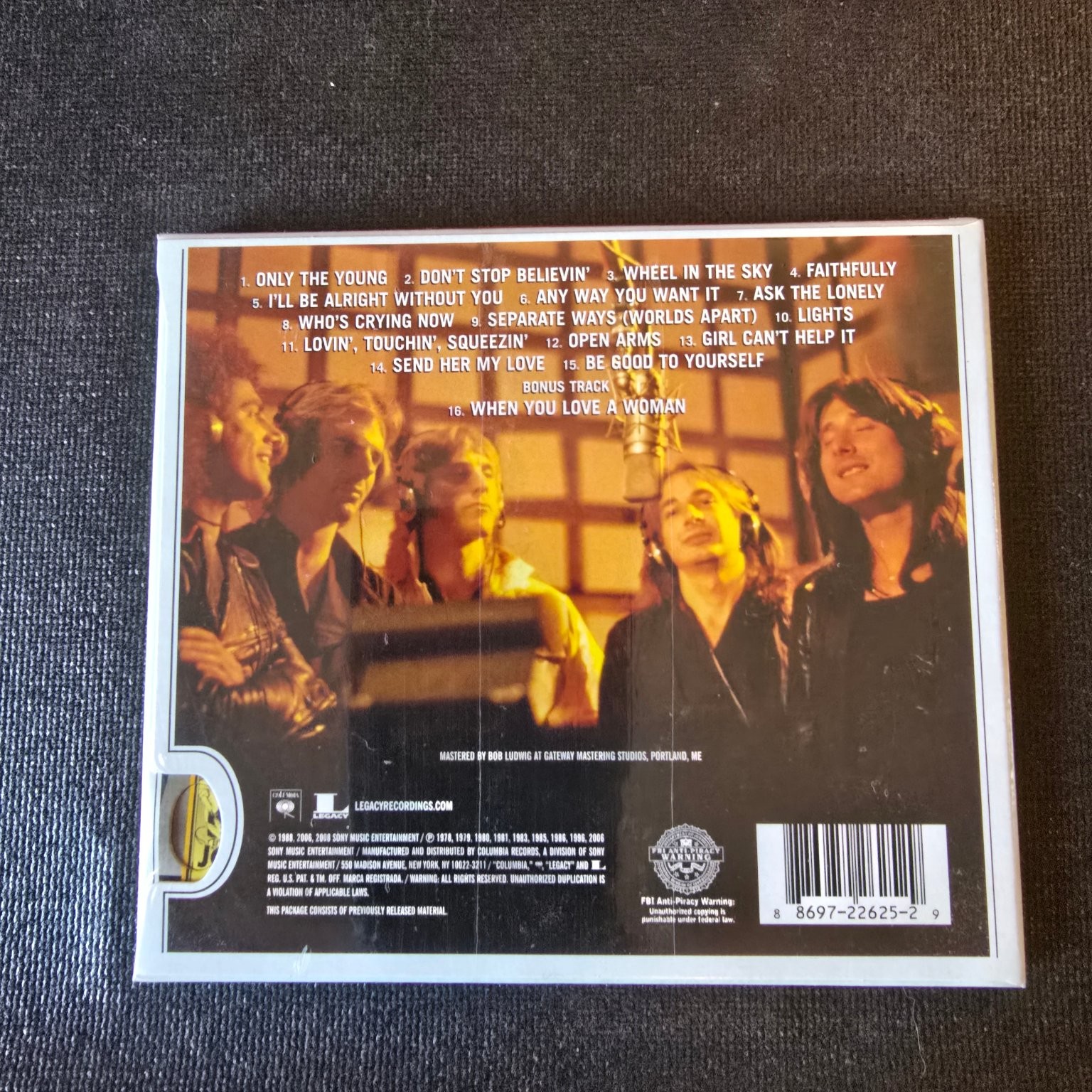 Journey – Greatest Hits CD 2008 Original Master Recordings Rock Legacy