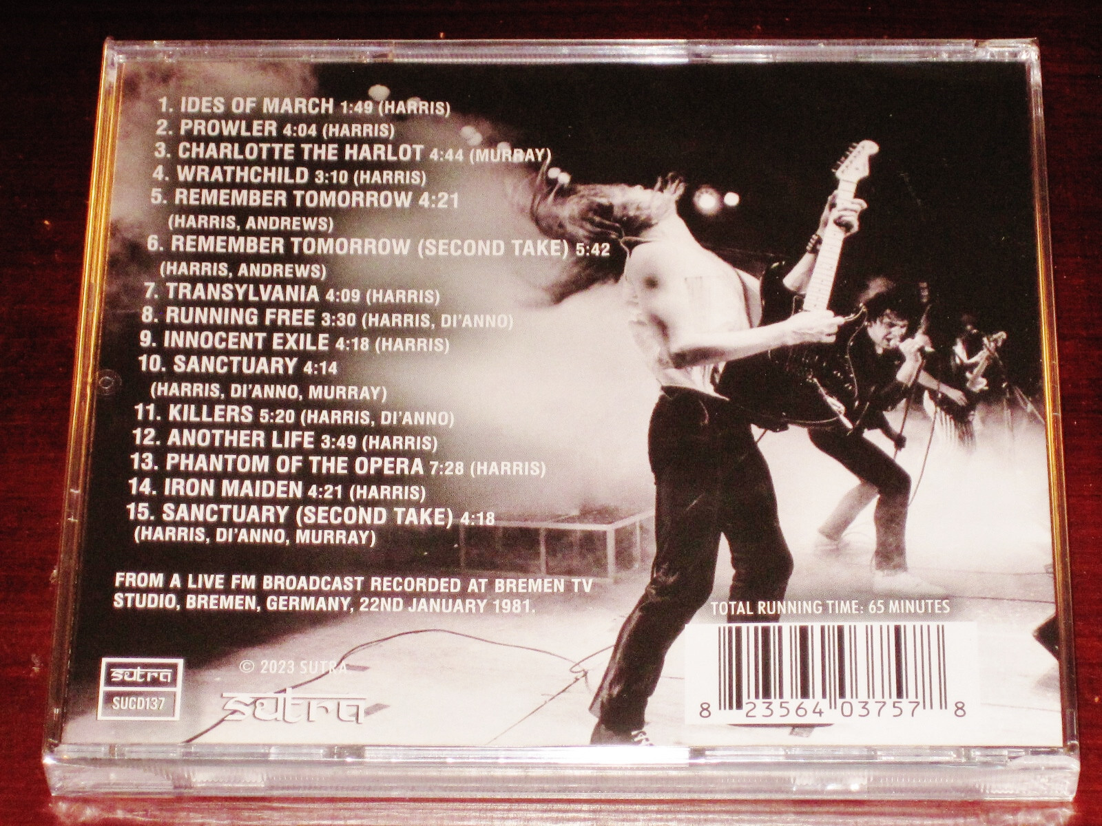 Iron Maiden: The Beat Sessions - Berlin, Germany 1981 Live CD 2023 Sutra UK NEW