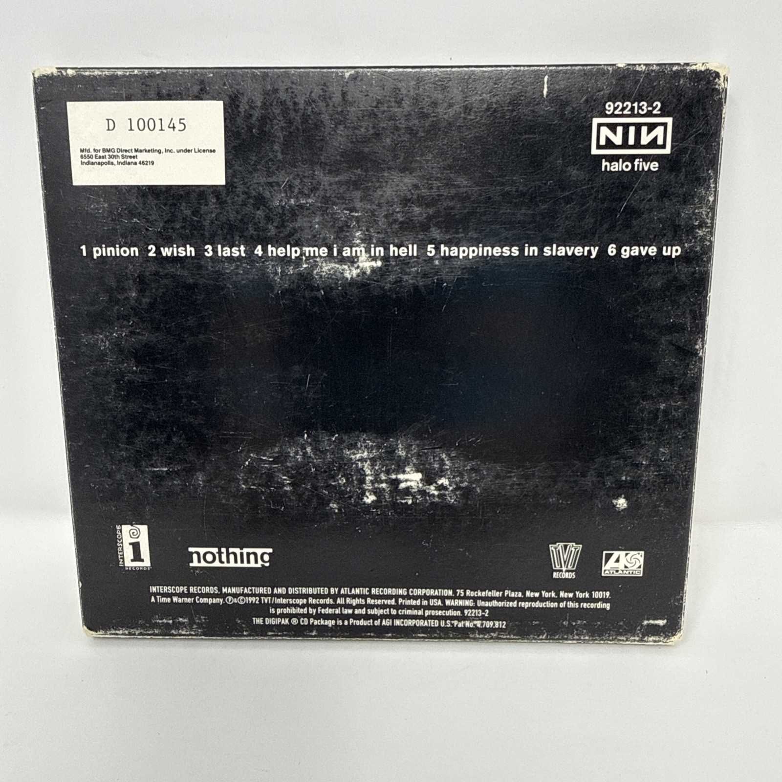 Nine Inch Nails Broken CD 1992 Interscope