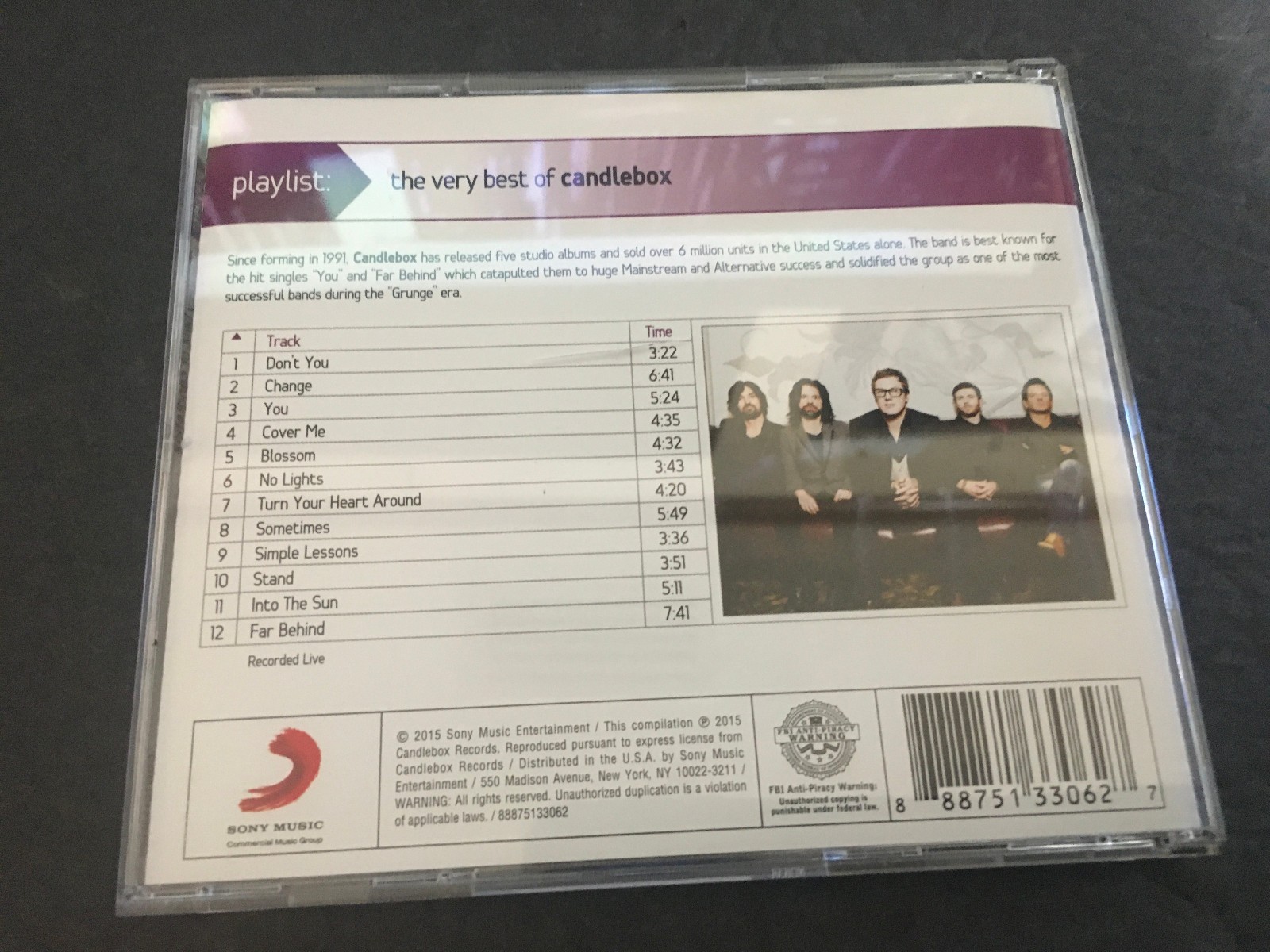 Playlist The Very Best Of Candlebox CD