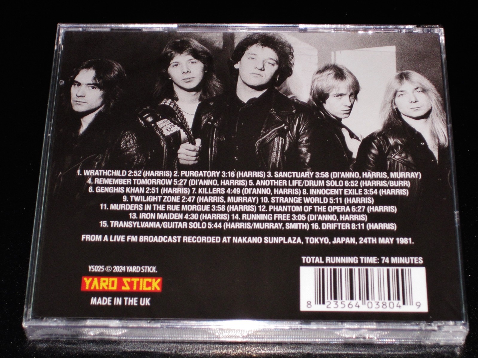 Iron Maiden: Japan 1981 - Killers In The Far East CD 2024 Yard Stick UK NEW