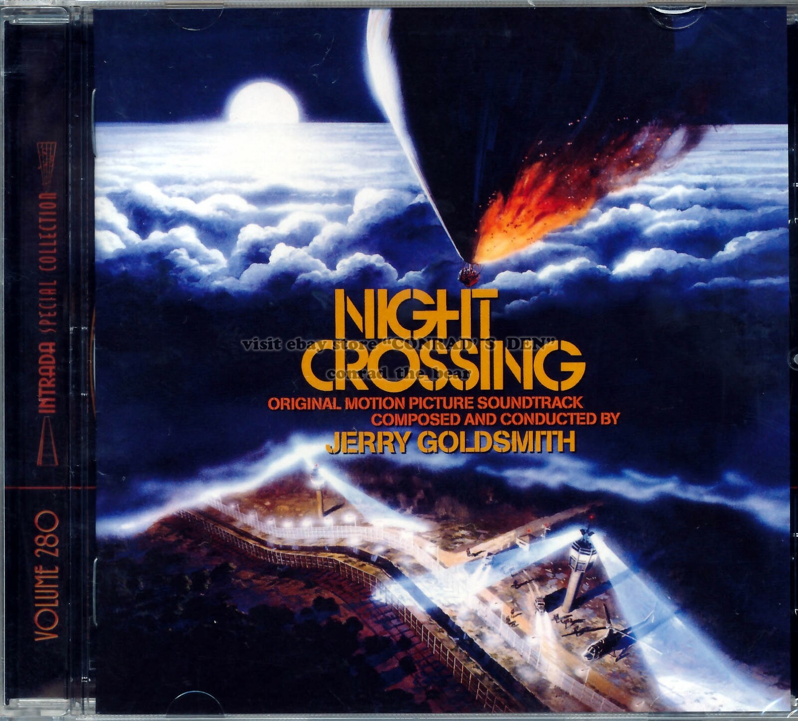 Jerry Goldsmith "NIGHT CROSSING" 75min score Intrada Limited CD SEALED sold out
