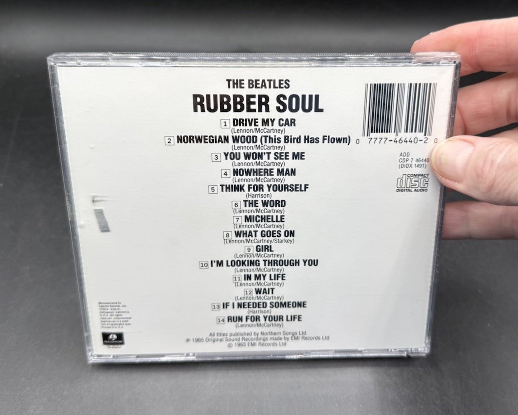 The Beatles Rubber Soul Music CD Parlophone -EUC