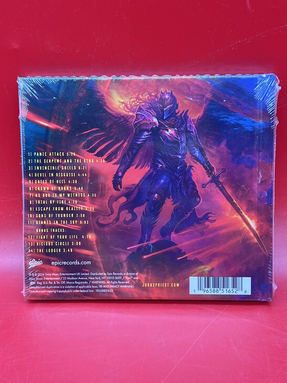 Judas Priest Invincible Shield (CD) Deluxe Album New/Sealed