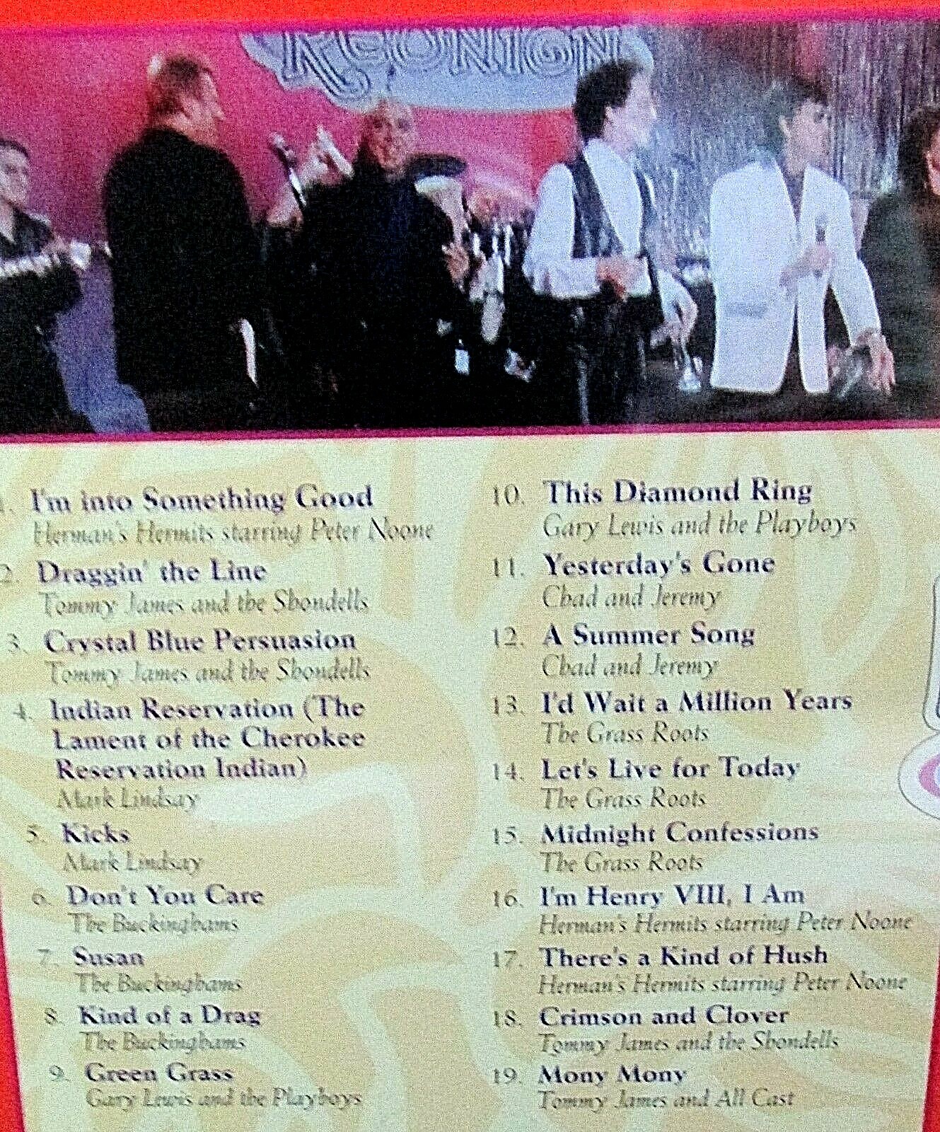 60'S POP ROCK LIVE REUNION Wholesale LOT 5 CDS ,GRASS ROOTS,,HERMAN HERMITS,
