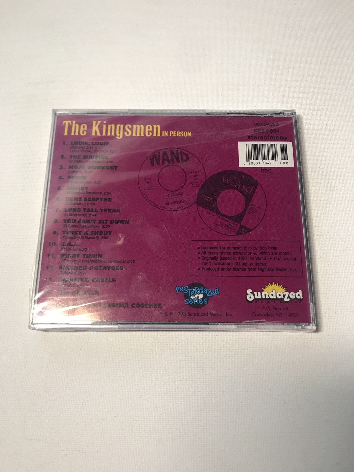 The Kingsmen In Person - Featuring Louie, Louie - CD