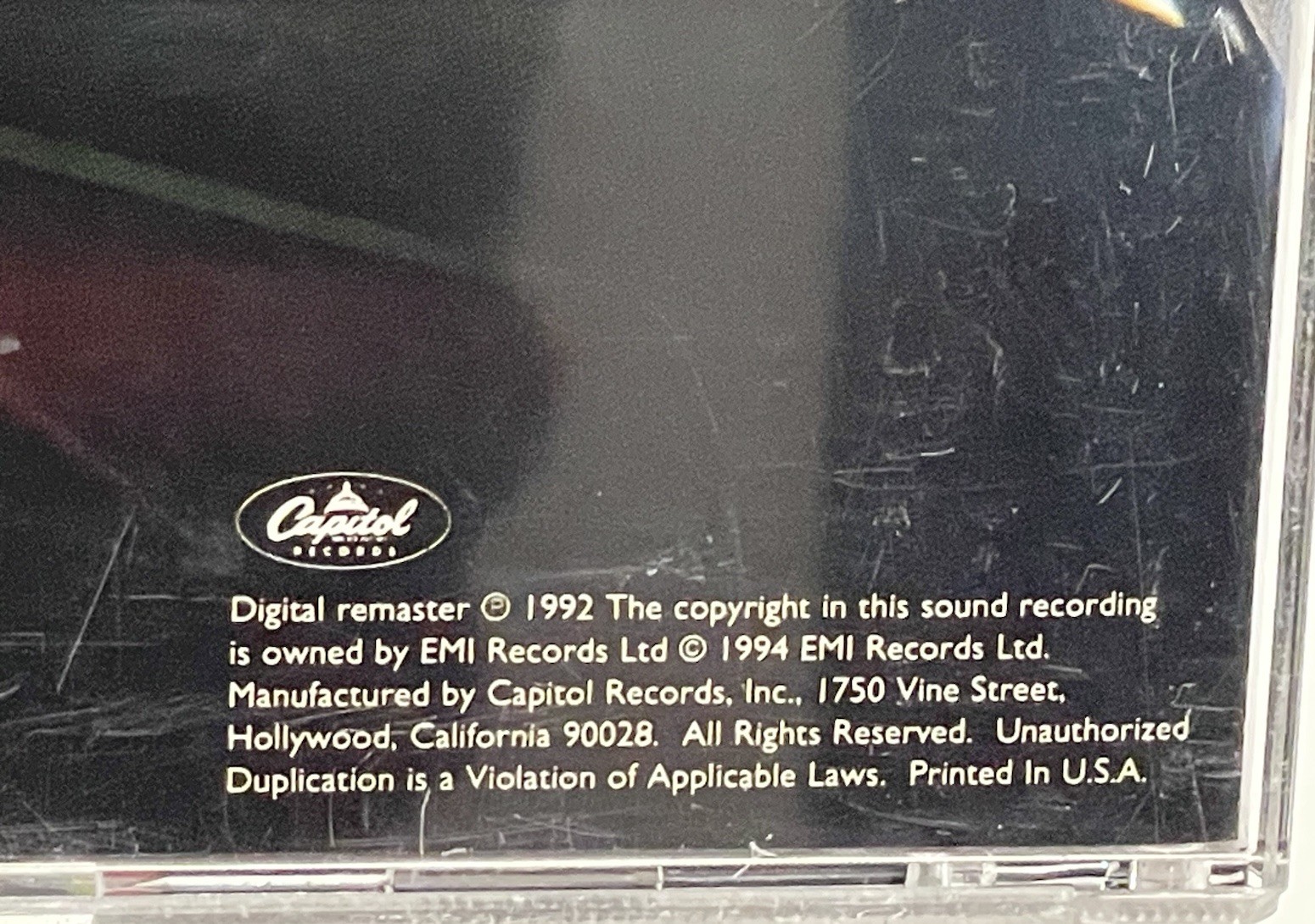 Dark Side of the Moon by Pink Floyd CD Digital Remastered Capital Records 1994