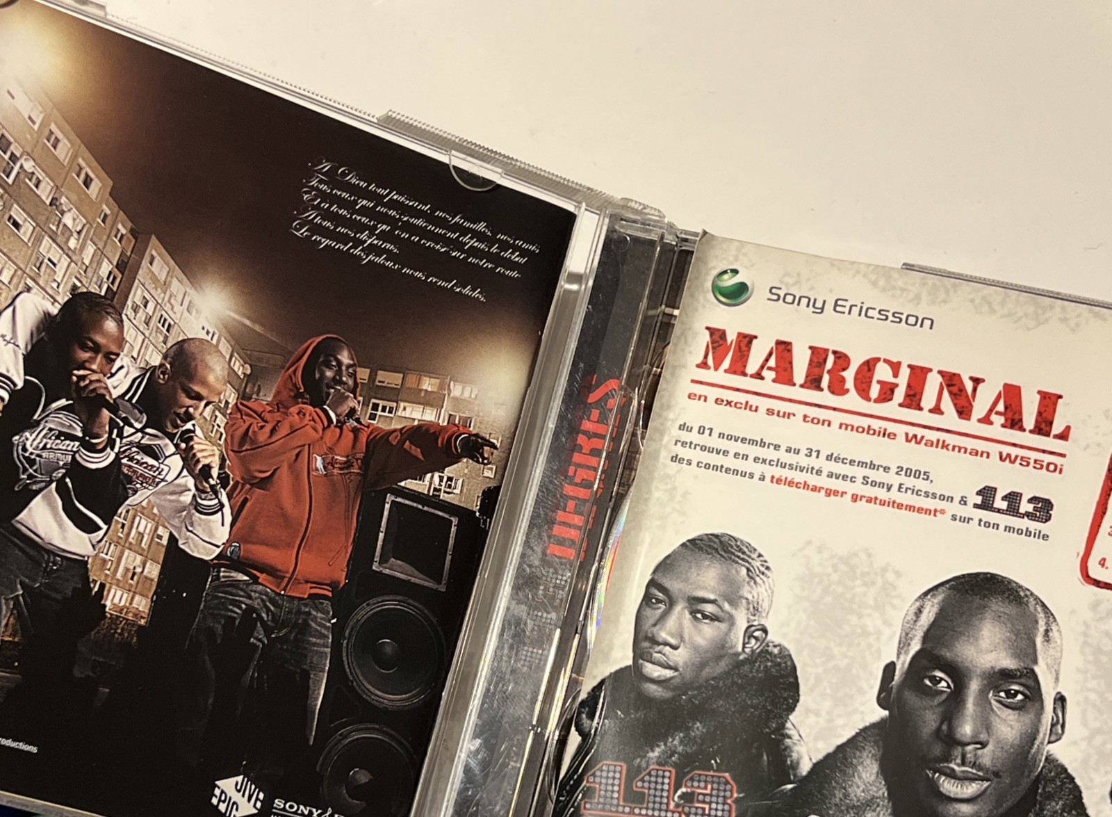 113 Degres Worldwide International French Hip Hop Group CD + DVD 2005 Sony BMG