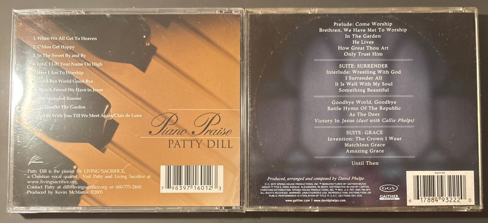 2010s Gospel CD Lot Patty Dill and David Phelps