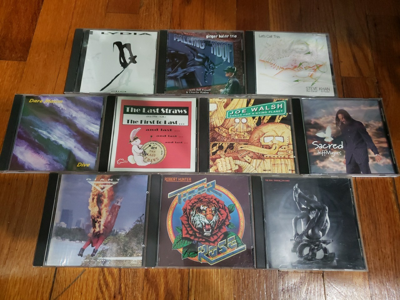 Huge Lot 10 Hard Rock Classic Jazz Audio CDs Tiger Rose Giant AOR Joe Walsh
