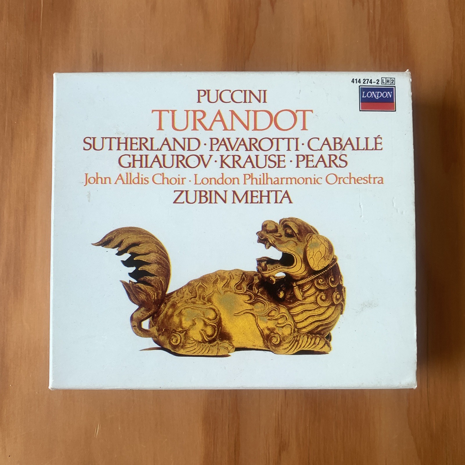 Turandot by Zubin Mehta (CD, 1990)