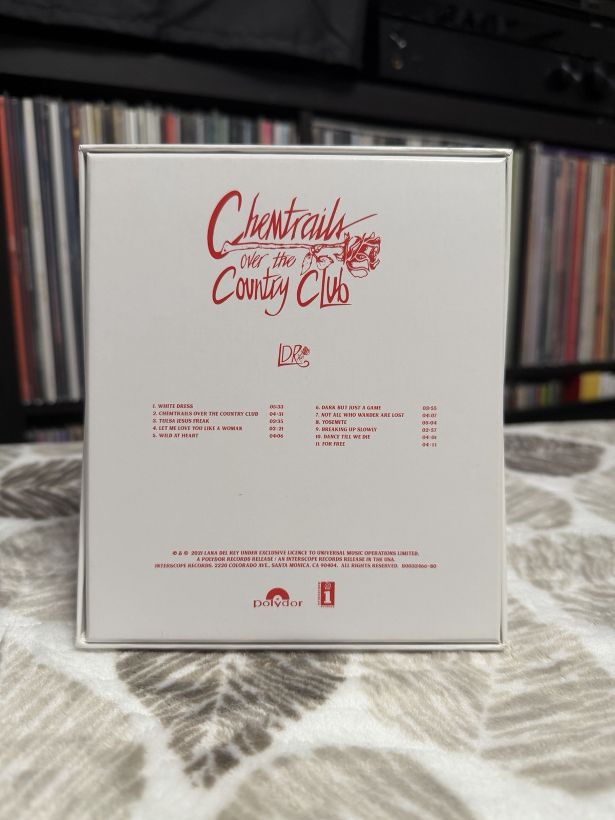 Lana Del Rey Chemtrails Over The Country Club CD Box Set Limited Edition