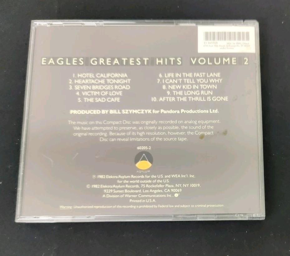 CD Lot Of 5 Rock Greatest Hits 1960's-1970's, Eagles, Steppenwolf, Jim Croce