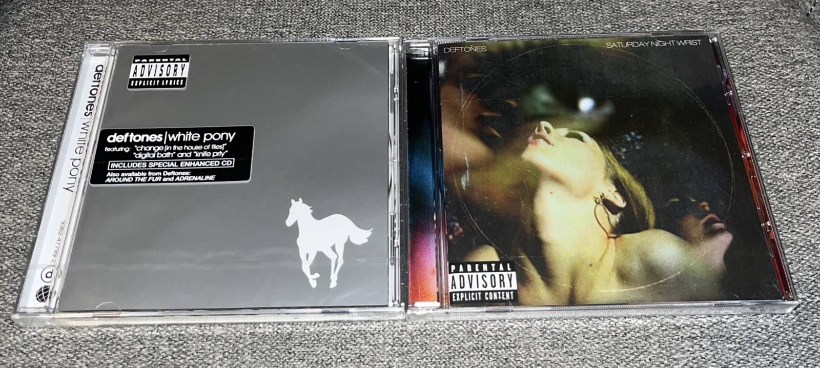 Deftones 2 CD Lot White Pony, Saturday Night Wrist