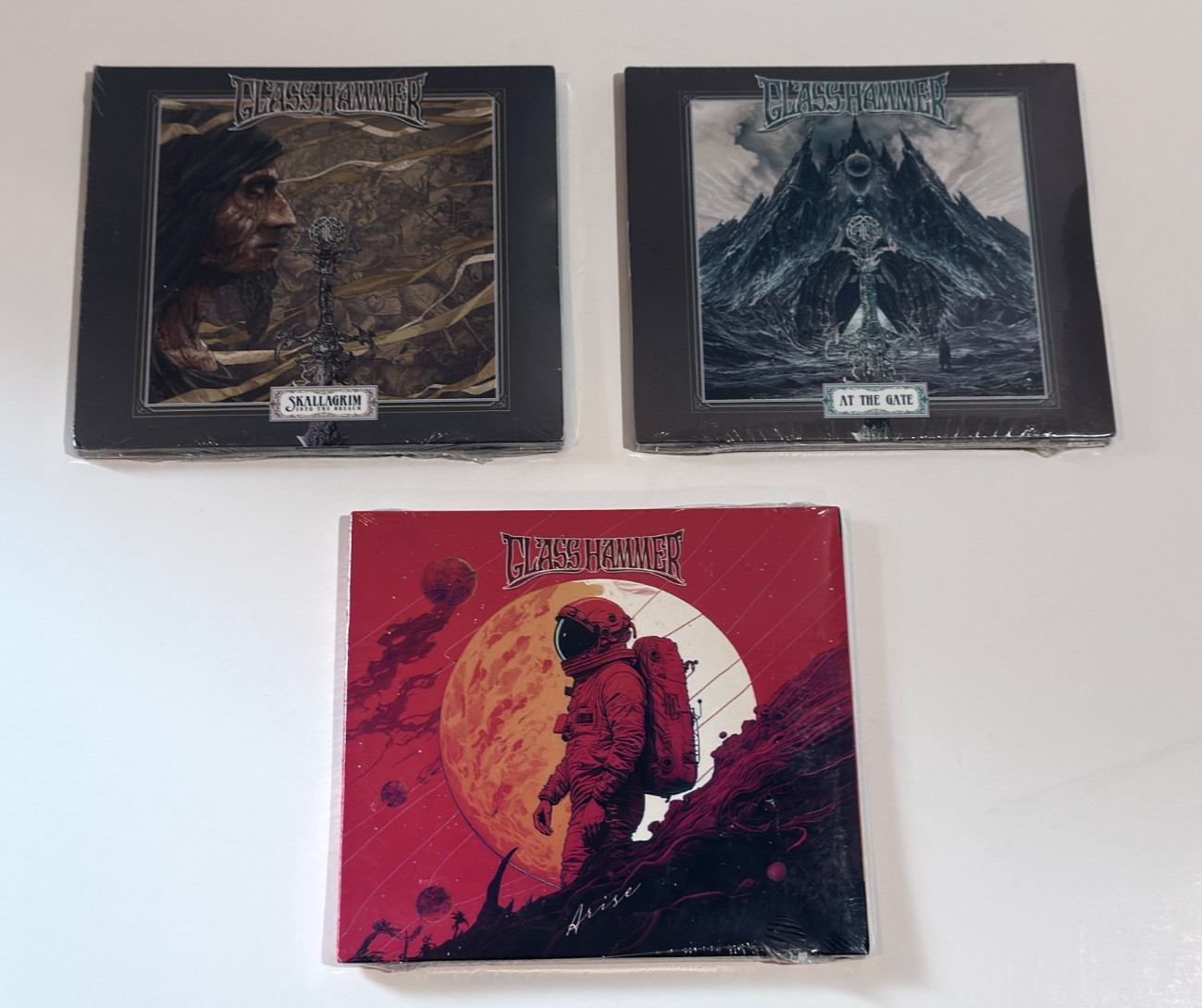 Glass Hammer CD Lot Skallagrim 2021 At The Gate 2022 Arise 2023 Prog Rock NEW