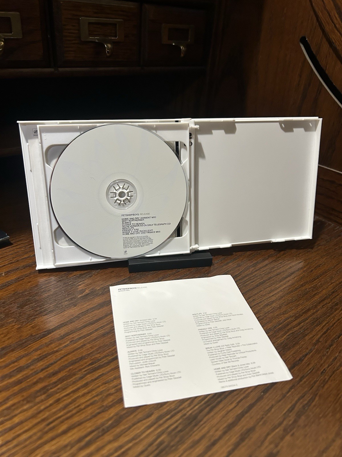 Pet Shop Boys Release 2CD Album 2002 Electronic Sanctuary Records Jewel Case