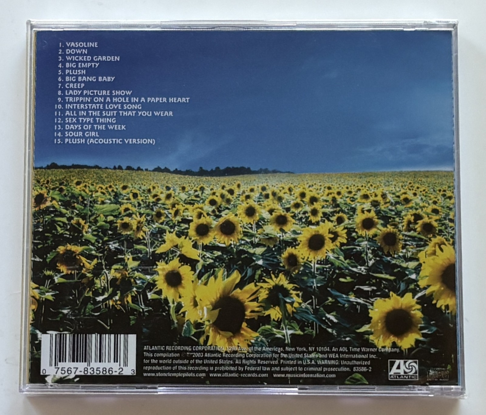 Stone Temple Pilots - Thank You (CD, 2003, Atlantic) *New/Sealed*