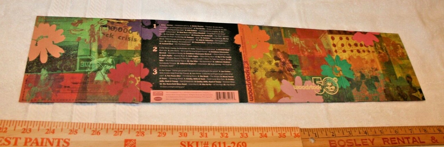 3 Cd Set Woodstock 50th Cd Like New Shape