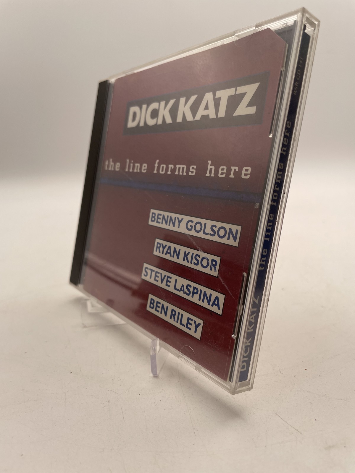 Dick Katz - The Line Forms Here CD Benny Golson Ryan Kisor Jazz Reservoir RSR CD