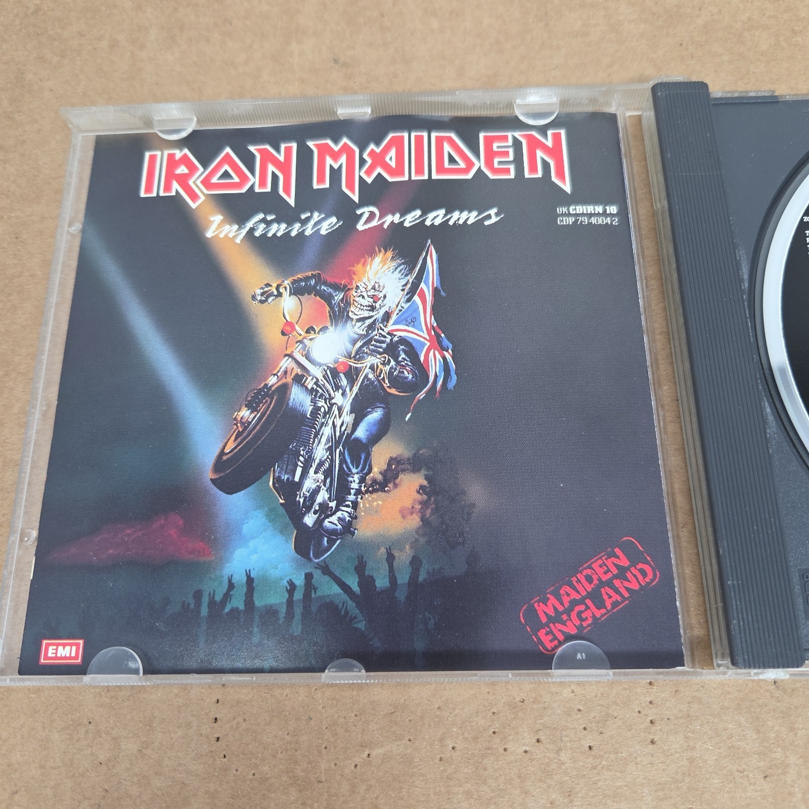 Iron Maiden "The Clairvoyant/The Prisoner/Heaven Can Wait" (CD, 1988) Very Rare