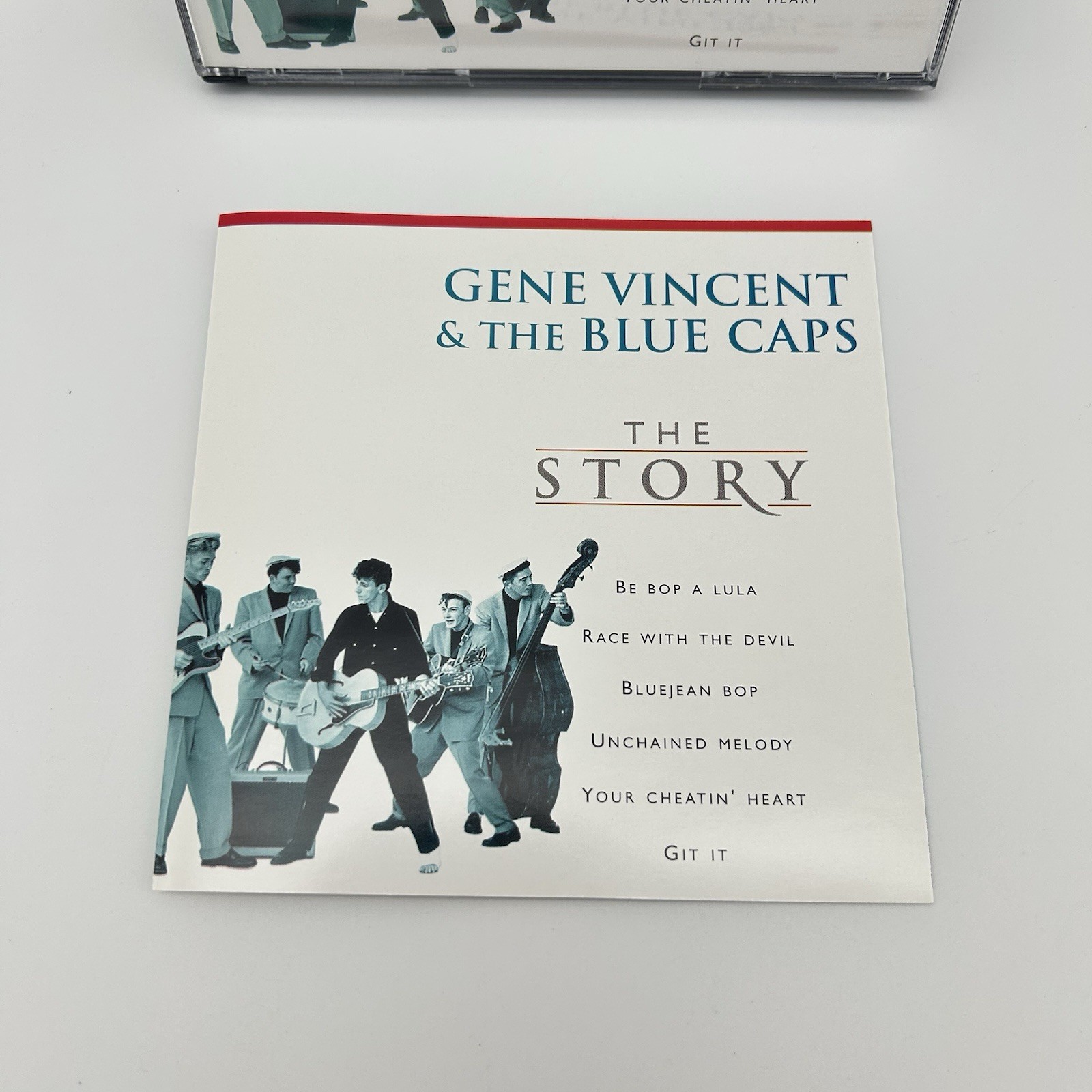 Gene Vincent & The Blue Caps - The Story (CD w/ Bonus CD ROM, EMI, 2000, EU)