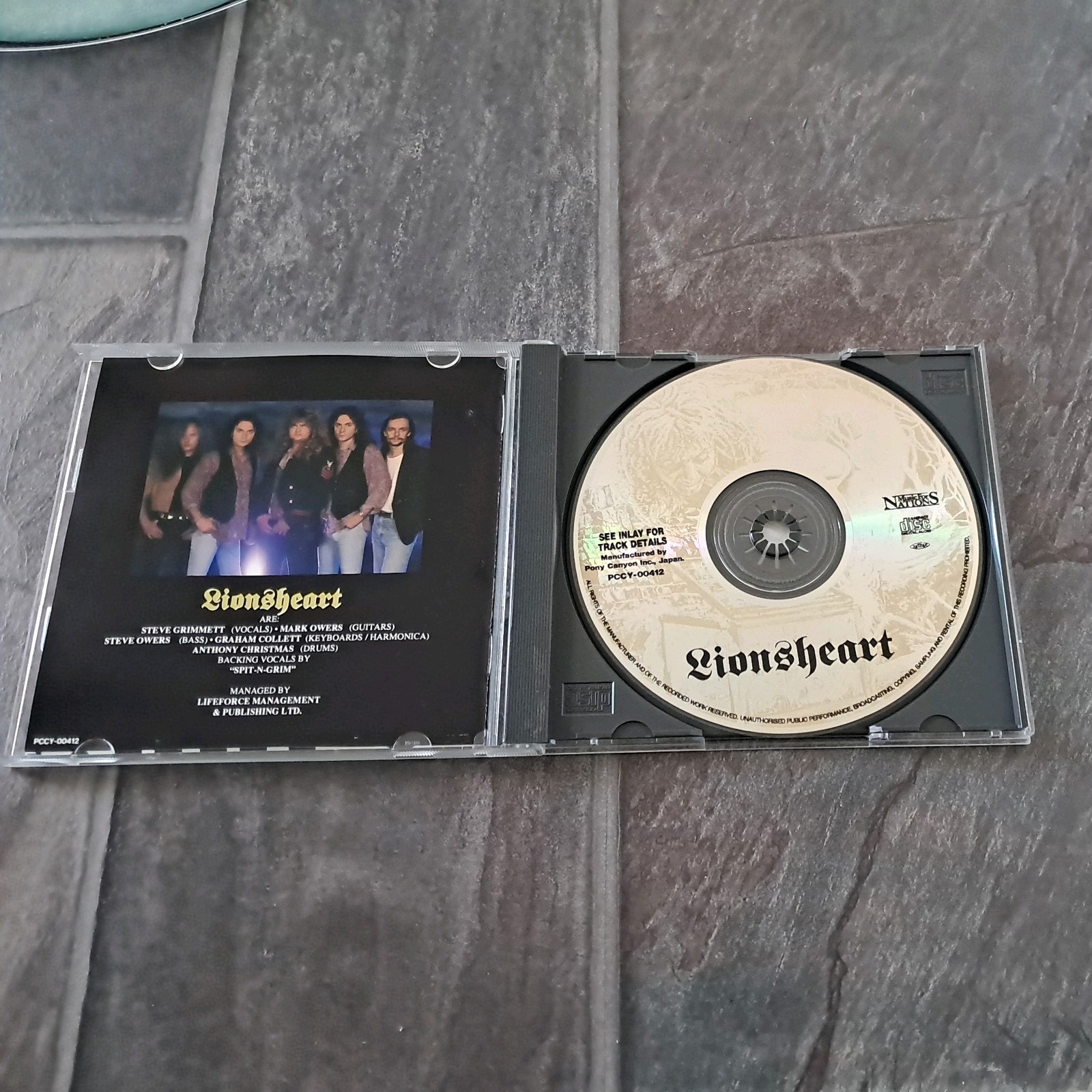 Lionsheart S/T CD Japan inc. 1 bonus track (Steve Grimmett Grim Reaper NWOBHM)