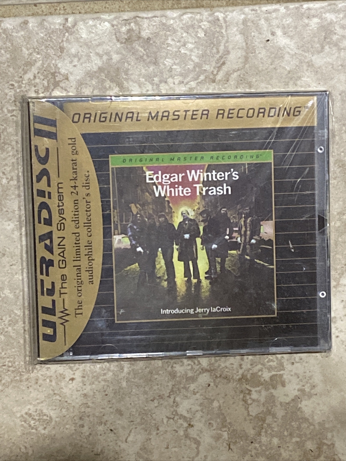 24K Gold CD MFSL UDCD-715 Edgar Winter's White Trash with J Card RARE OOP