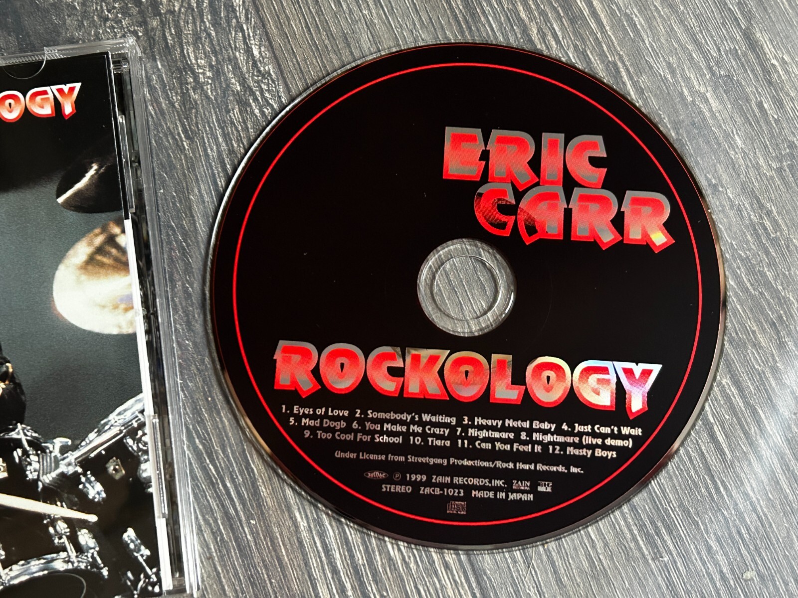 KISS CD Eric Carr Rockology Japan Japanese w/ OBI 1999 Bruce Kulick The Fox