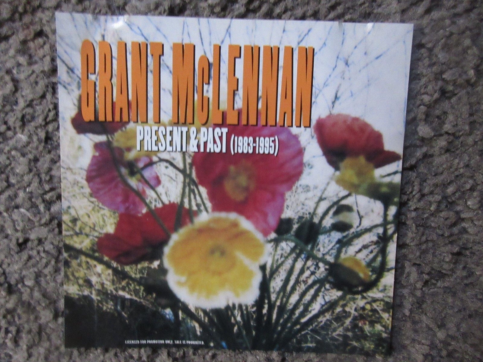 GRANT McLENNAN "PRESENT & PAST (1983-1995)" 1995 ATL.NM/UNPLAYED ADVANCE PROMO