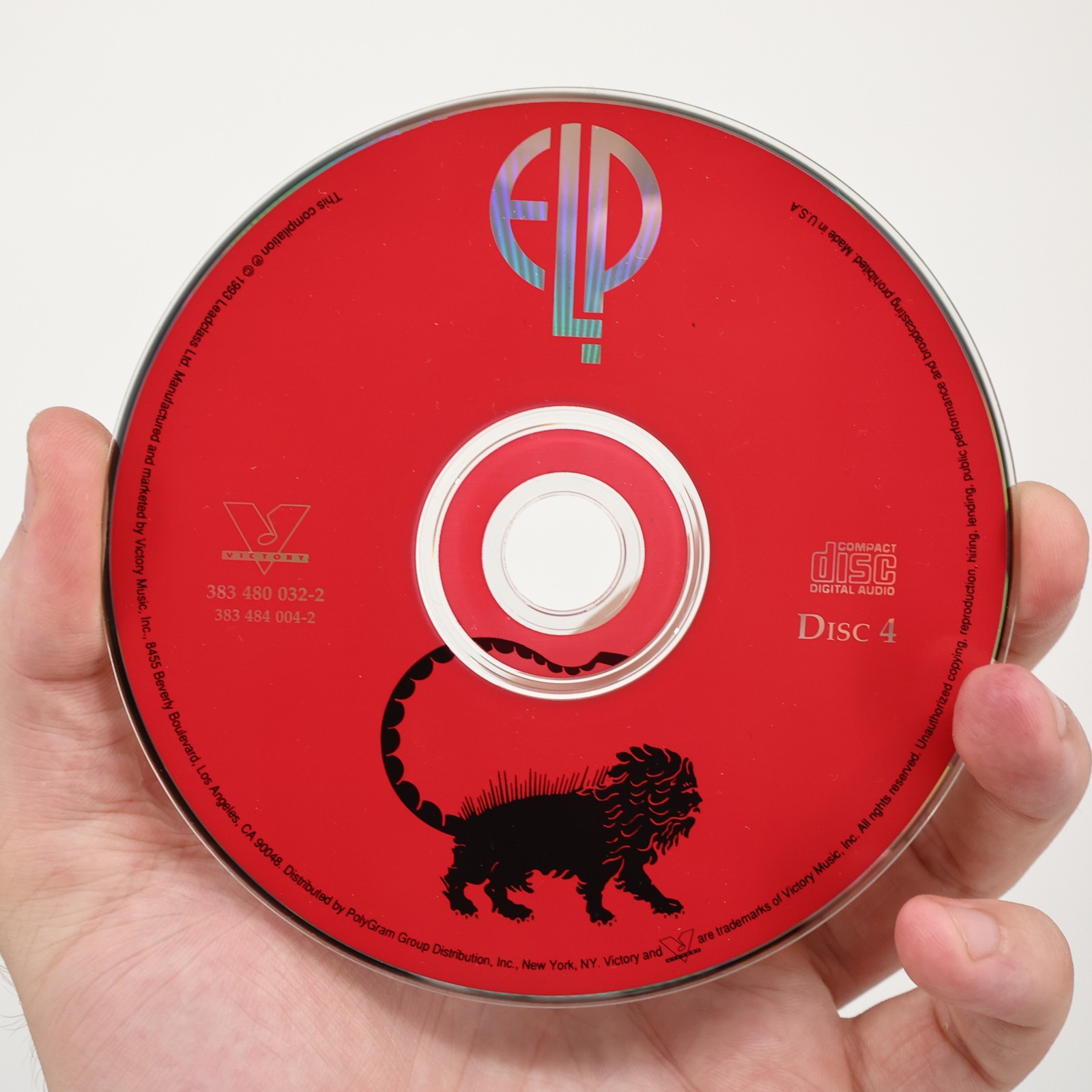 Emerson Lake & Palmer The Return of the Manticore Disc Box Set 4 CD