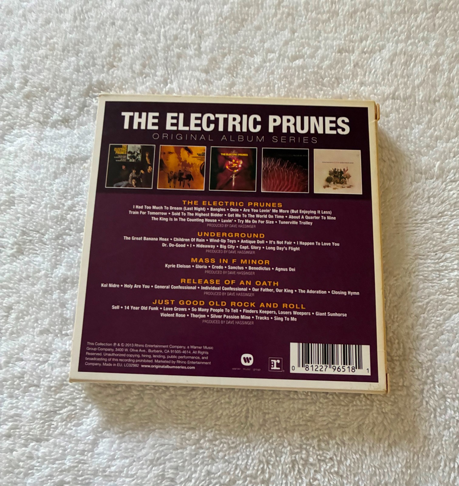 The Electric Prunes "Original Album Series" 5 CD Box Set 2013 Import Very Rare
