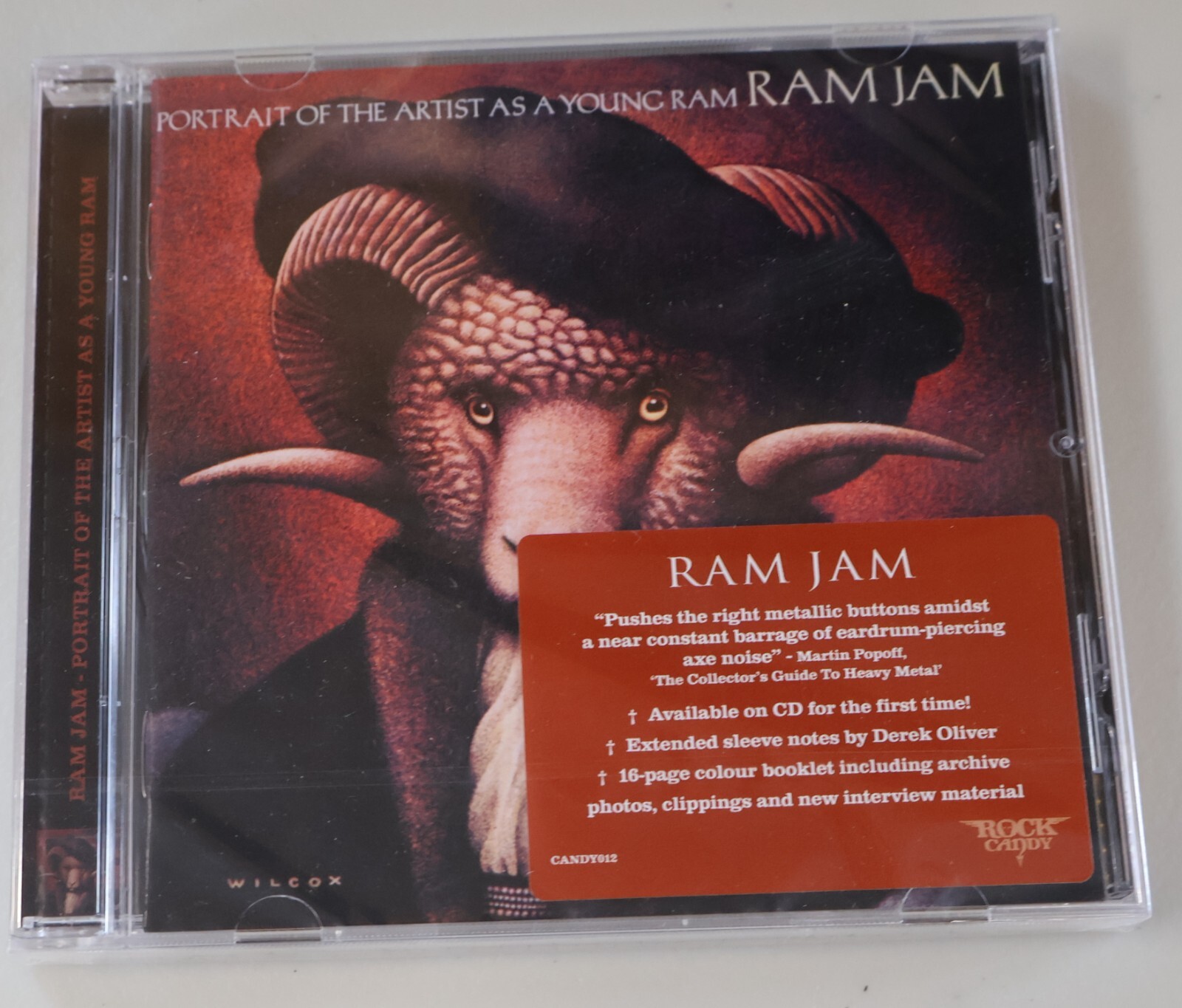 Ram Jam ‎Portrait Of The Artist As A Young Ram CD new Rock Candy Records Reissue