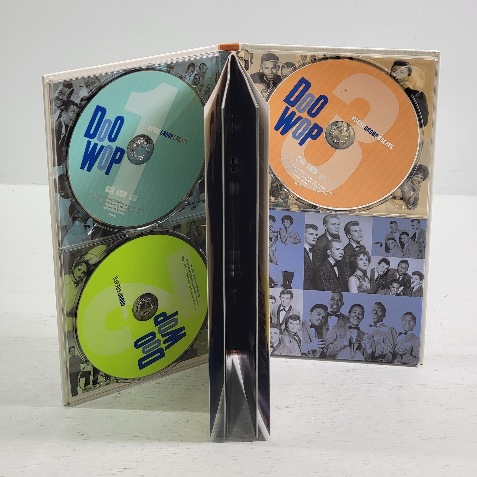 Doo Wop CD Box Set Vocal Group Greats 3 Discs Plus Bonus Disc 72 Songs Drifters