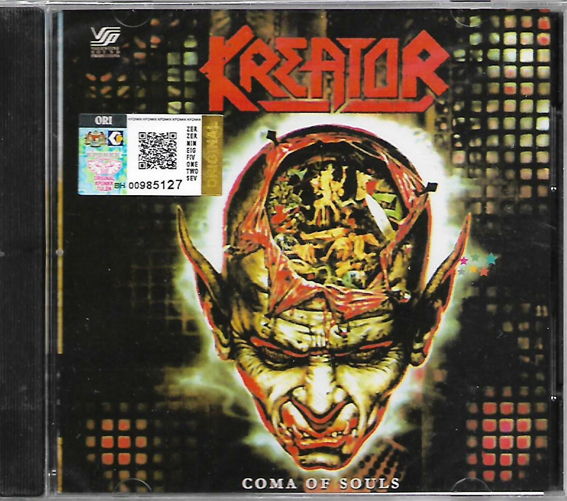 Kreator ‎Coma Of Souls CD Malaysia VSP Reissue Album Thrash Metal Music Mint