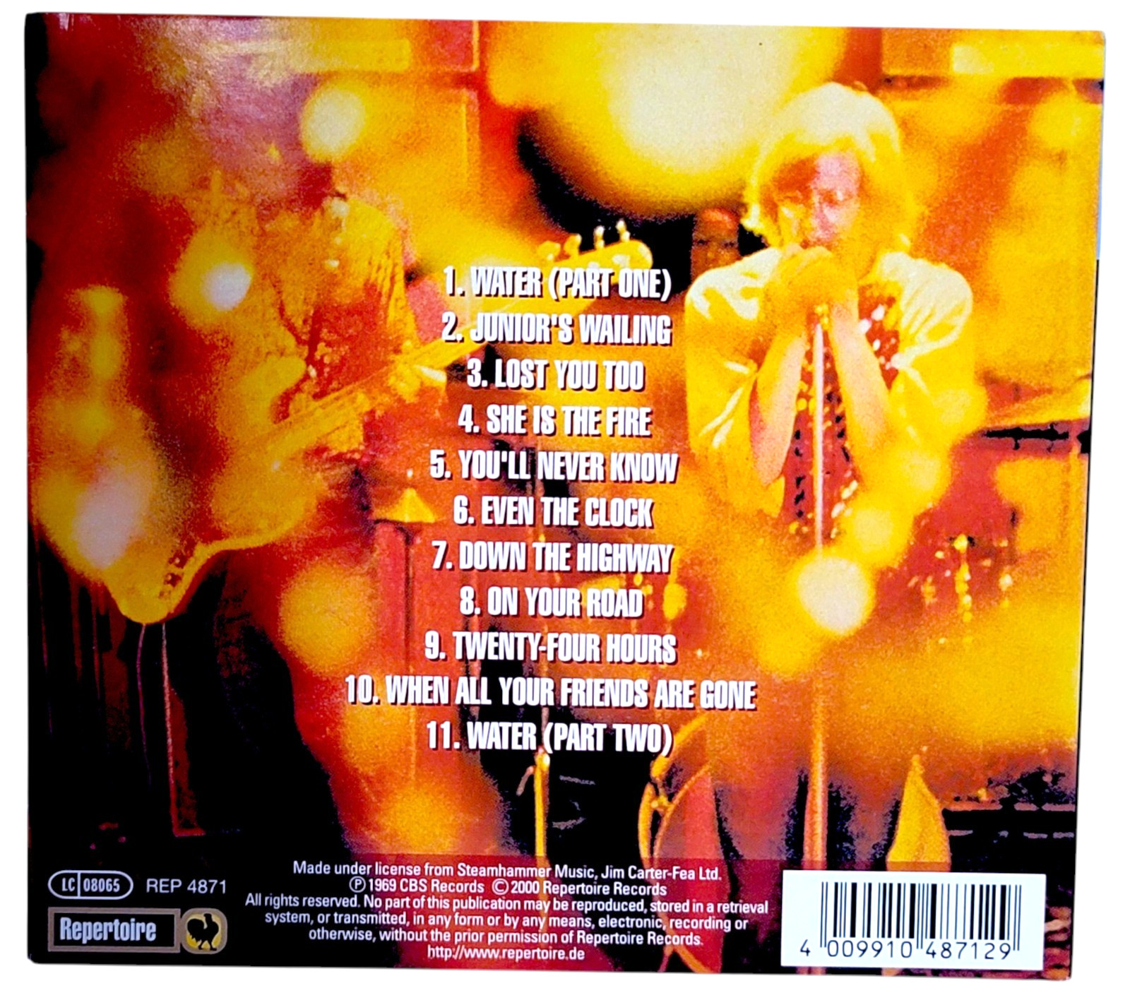 Steamhammer Reflection CD 2000 Repertoire Records | Remastered | Blues Rock