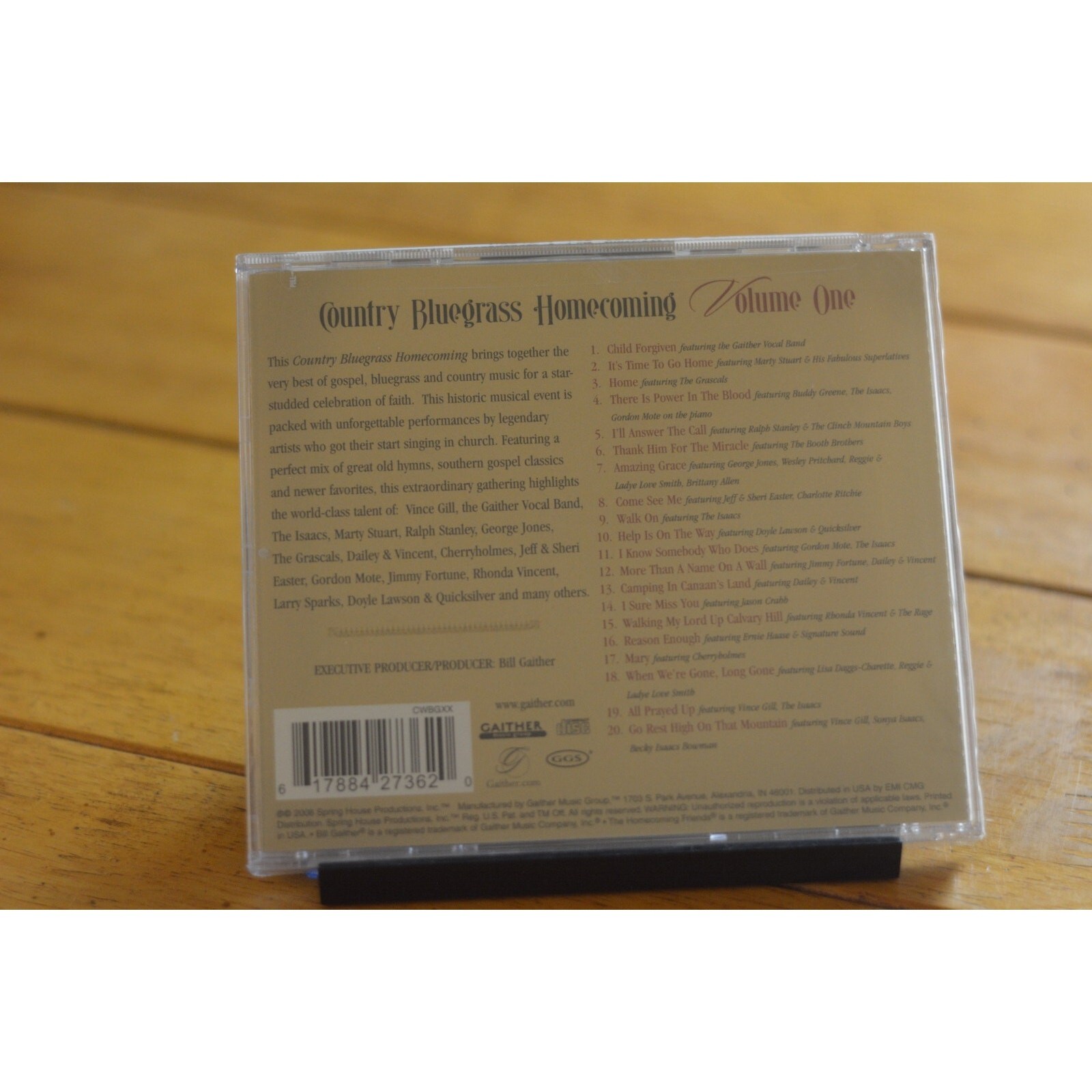 BILL GAITHER "COUNTRY BLUEGRASS HOMECOMING" CD [NEW] WALMART EXCLUSIVE [154]