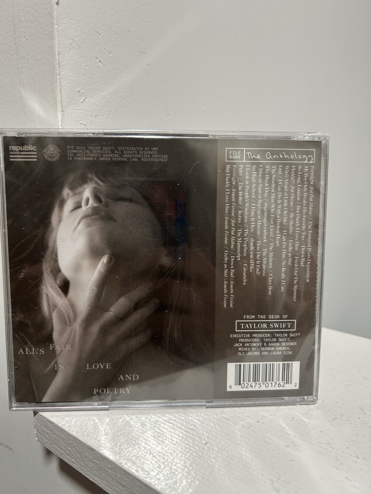 Taylor Swift the Tortured Poets Department the Anthology CD New Factory Sealed.