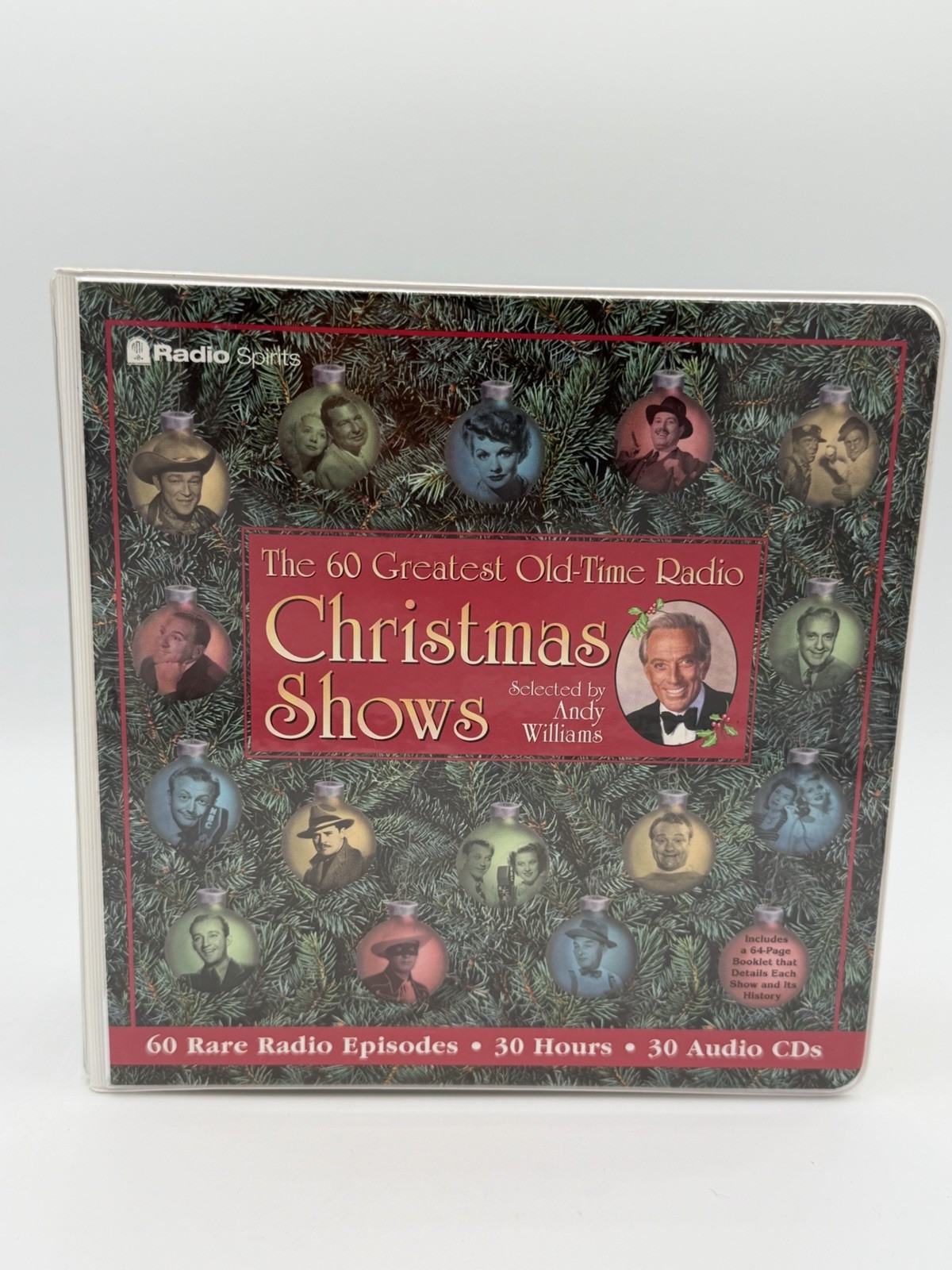 Radio Spirits 60 Greatest Old Time Radio Christmas Shows 30 CD Set Nice O
