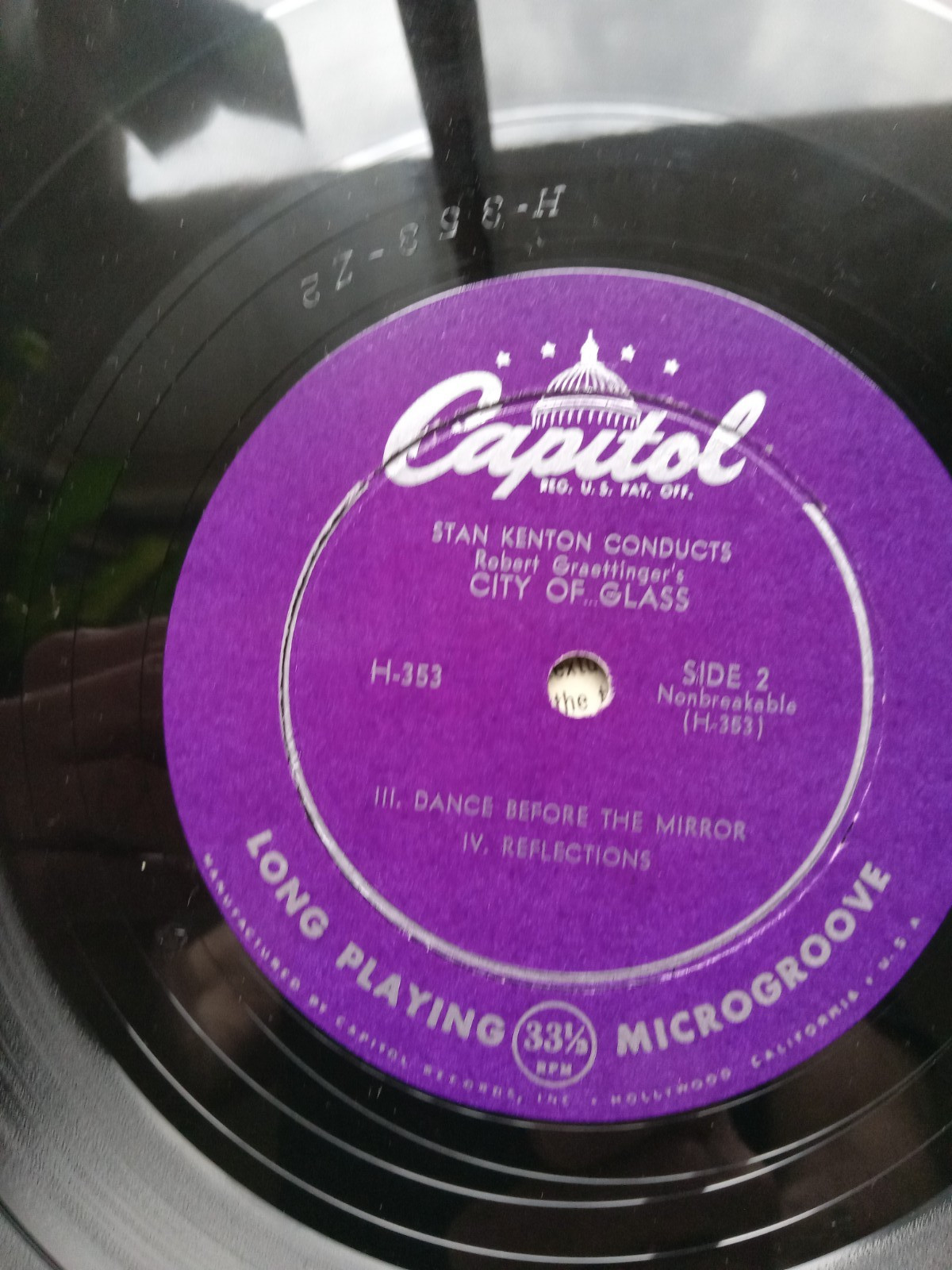 City of Glass: STAN KENTON Plays Bob Graettinger H353 1ST PRESS 1ST ISSUE EX/NM