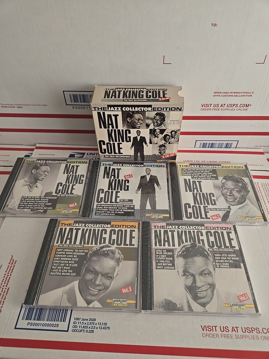 NAT KING COLE-The Jazz Collector Edition- 5CD Slip Case Box Set, NEW