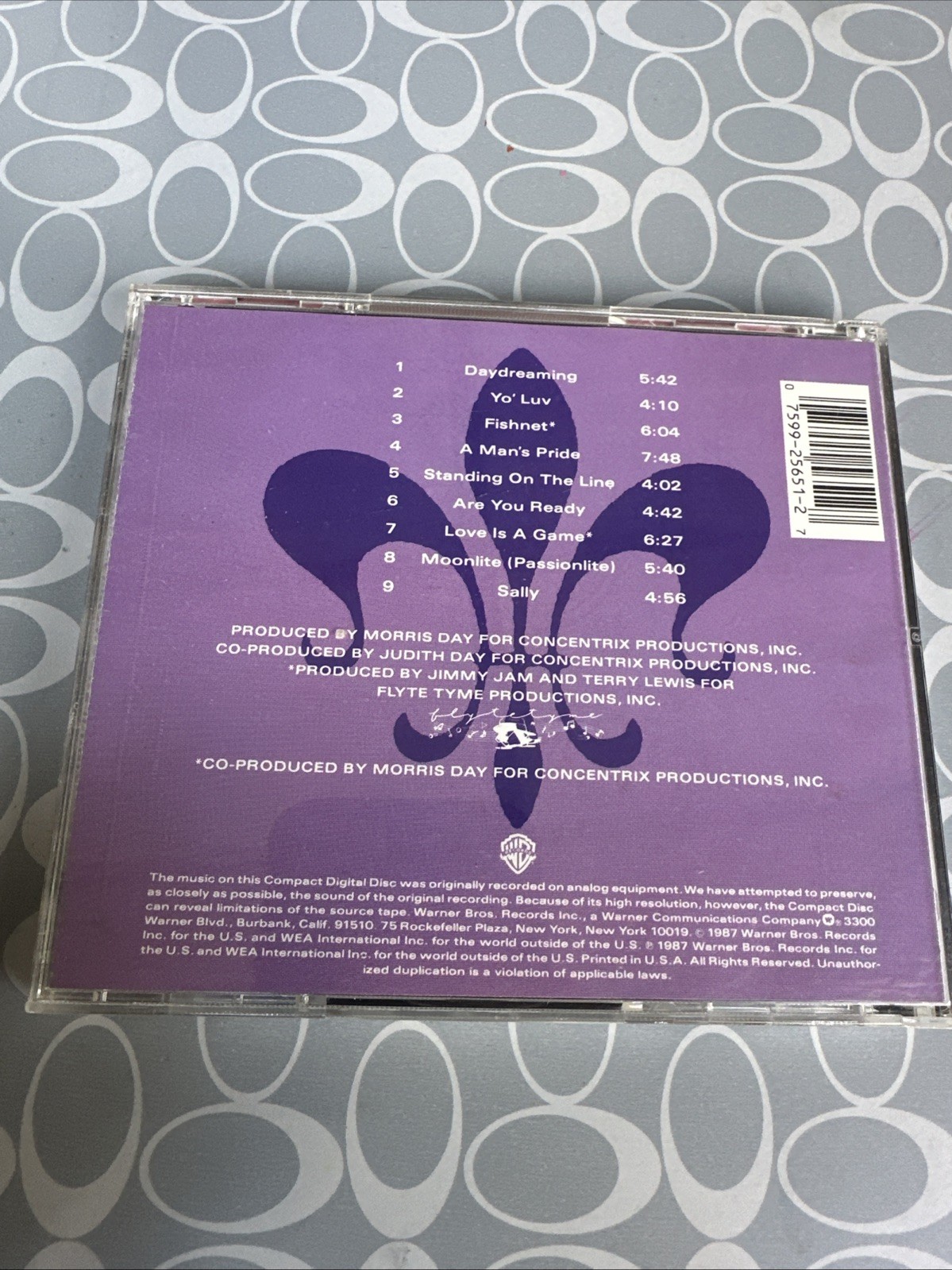 Daydreaming by Morris Day (CD 1988, Warner Bros.) Jimmy Jam Terry Lewis The Time
