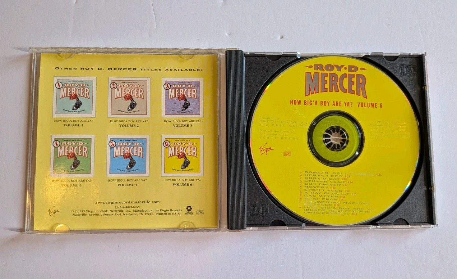 Roy D Mercer CD How Big A Boy Are Ya Volume 6 Comedy Disc