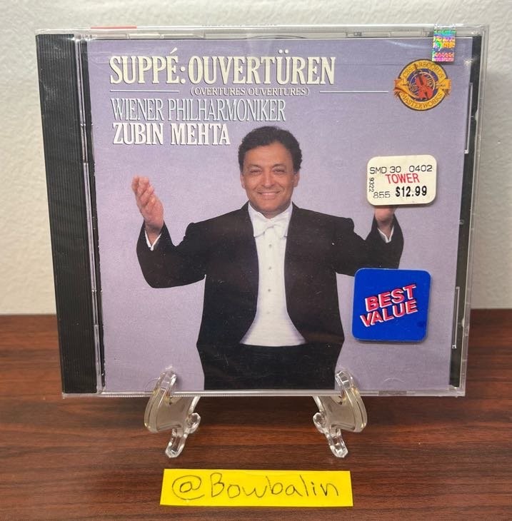 Suppé: Ouvertüren CD 1989 Wiener Philharmoniker Zubin Mehta Classical CBS - New!