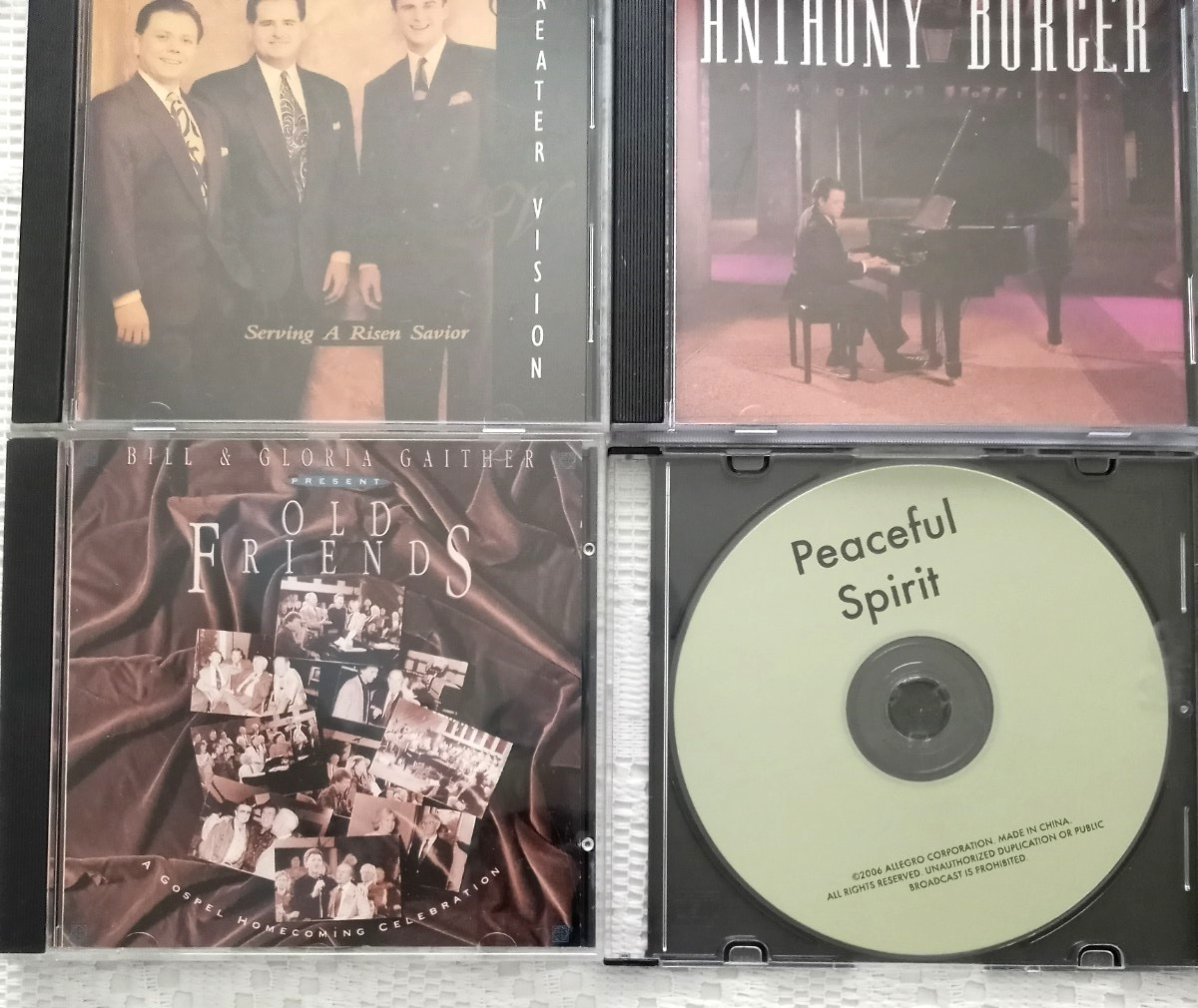 Gospel Music CDs Lot of 15 HYMNS Religious CHRISTIAN Various Artists GAITHERS