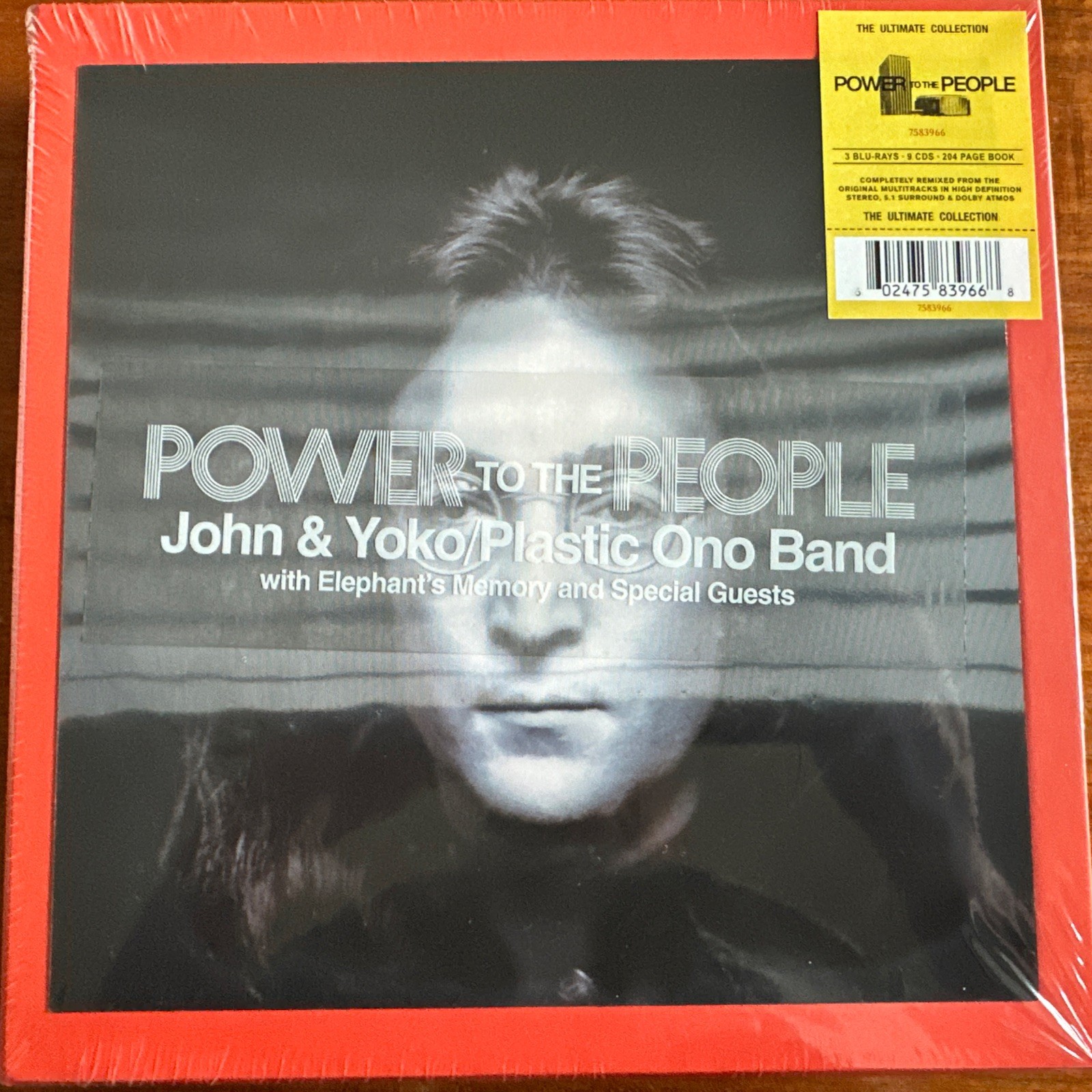 John Lennon Yoko Plastic Ono Band Power To The People NEW 9 CD 3 Blu-ray Book