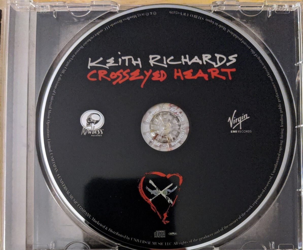 Keith Richards Crosseyed Heart SHM-CD Virgin EMI Records UICY-15429 Japan OBI