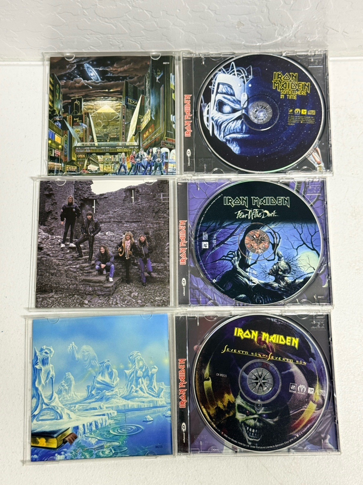 Iron Maiden CD Lot 6 Enhanced CDs Number of the Beast Fear of the Dark X Factor