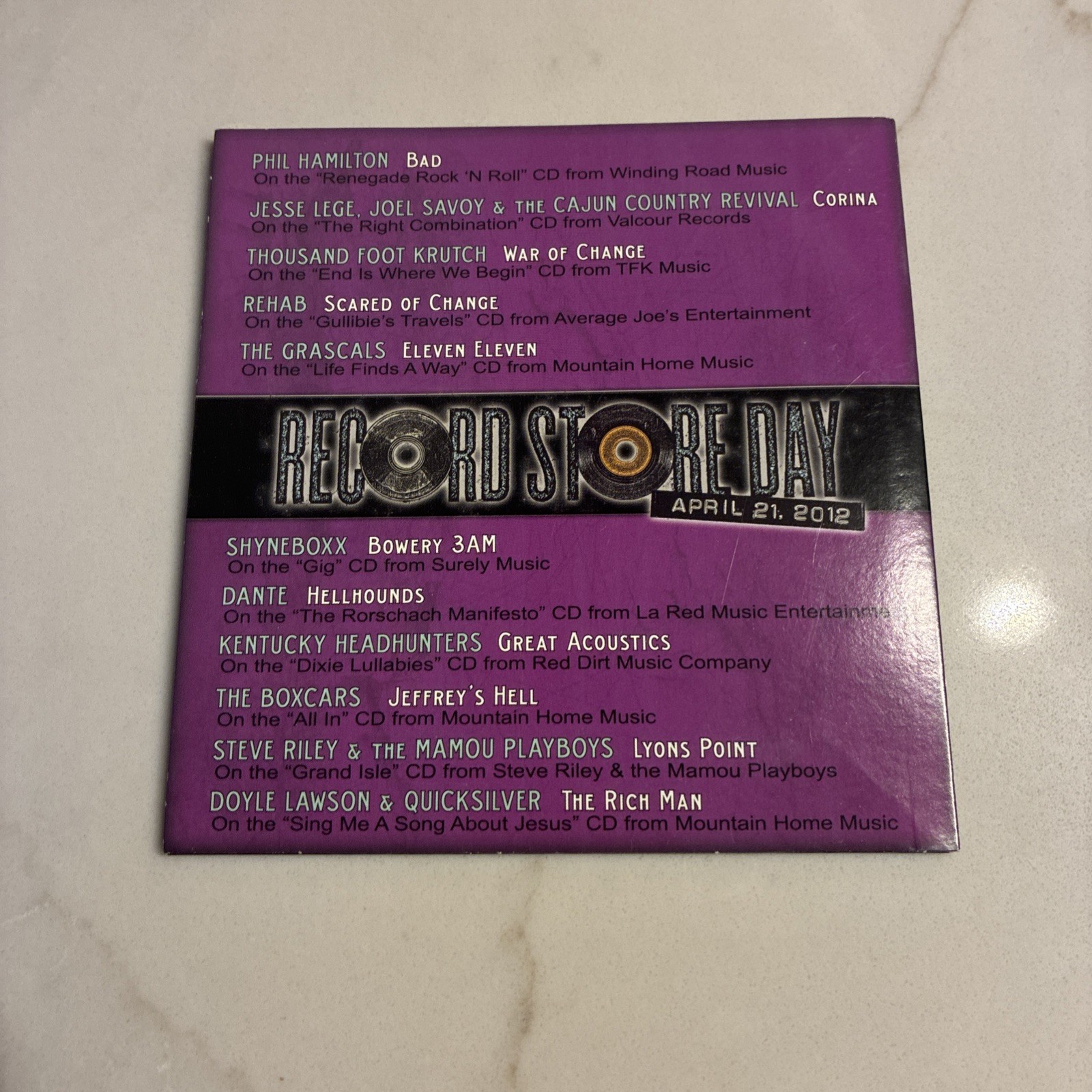 Select-O-Hits Limited Edition Sampler Music CD