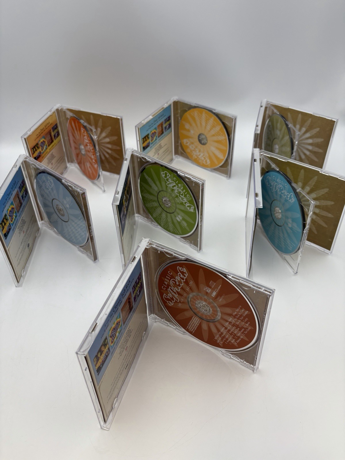 Time Life Classic Soft Rock CD Lot Collection 10 discs in 7 CASES