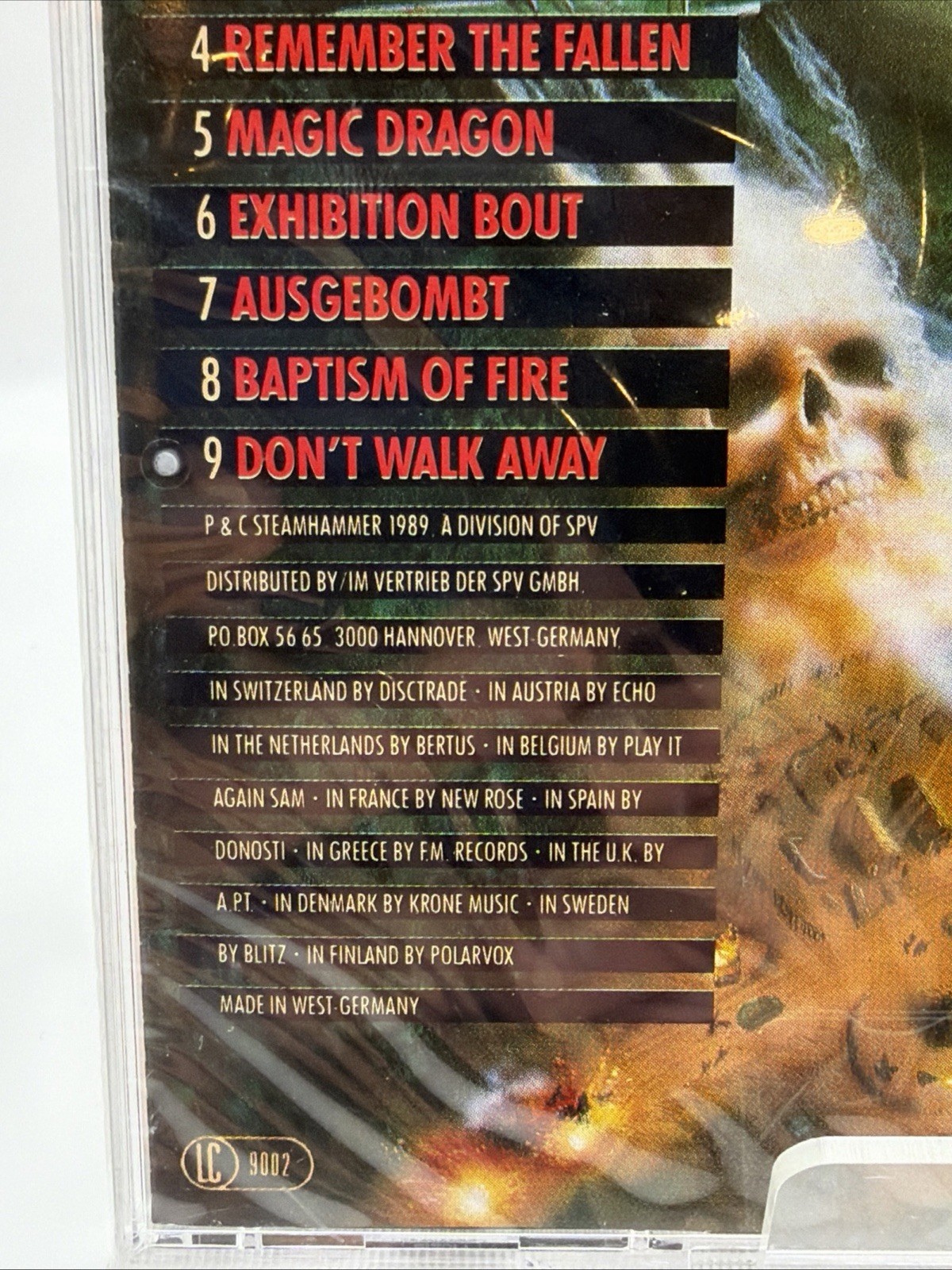 Sodom Agent Orange CD Steamhammer 1989 Jewel Case SPV 85-7597 SEALED RARE HTF